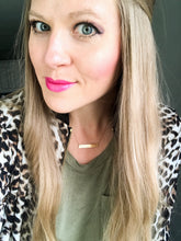 Load image into Gallery viewer, Life Words Bar Necklace- Gold Filled Personalized