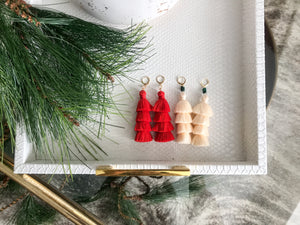 Cha Cha Tassel Earrings- Cream