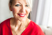 Load image into Gallery viewer, Everyday Hammered Hoops- LARGE 3&quot; ROSE