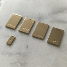 Load image into Gallery viewer, &quot;Practically Perfect&quot; tag necklaces