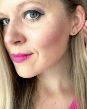 Load image into Gallery viewer, Dainty dot gold filled ball studs- yellow and rose