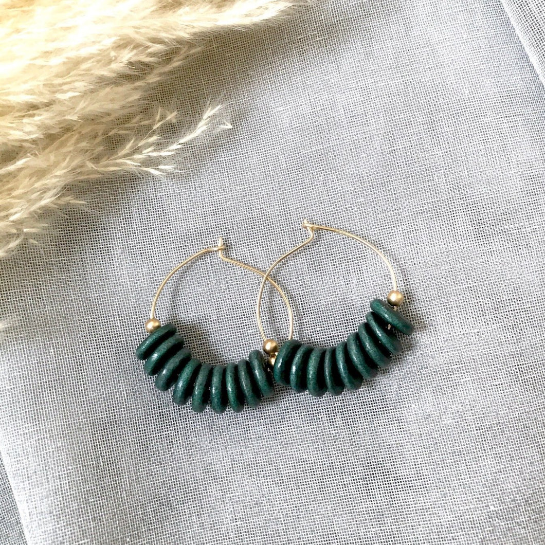 Bohemia Forest Green Hoops