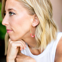 Load image into Gallery viewer, HOPE 2&quot; Gold Filled Hoops in Sunrise