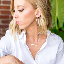 Load image into Gallery viewer, Life Words Bar Necklace- Gold Filled Personalized