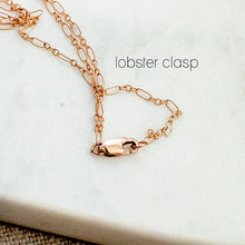 Load image into Gallery viewer, Vertical Bar Pendant Necklace- yellow gold filled