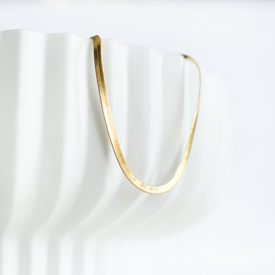 Herringbone Chain Gold Plated