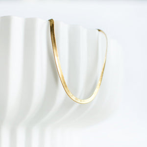 Herringbone Chain Gold Plated with Starburst Pendant