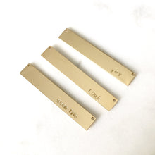 Load image into Gallery viewer, &quot;Practically Perfect&quot; gold filled bar necklaces