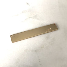 Load image into Gallery viewer, &quot;Practically Perfect&quot; gold filled bar necklaces