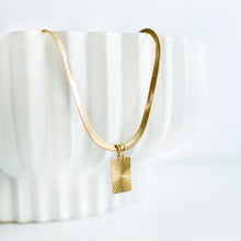 Load image into Gallery viewer, Herringbone Chain Gold Plated