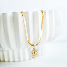 Load image into Gallery viewer, Herringbone Chain Gold Plated